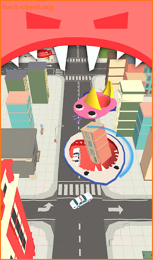 City Hole io: Robot Attack screenshot