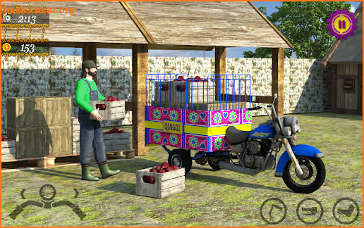 City Loader Rickshaw Driving screenshot