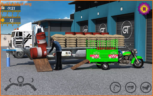 City Loader Rickshaw Driving screenshot