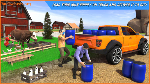City Milk Transport Games : Milk Delivery Games screenshot
