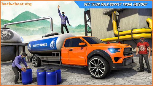 City Milk Transport Games : Milk Delivery Games screenshot