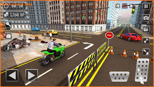 City Motorbike Driving School 2019 screenshot