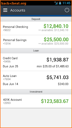 City National Bank of Florida screenshot