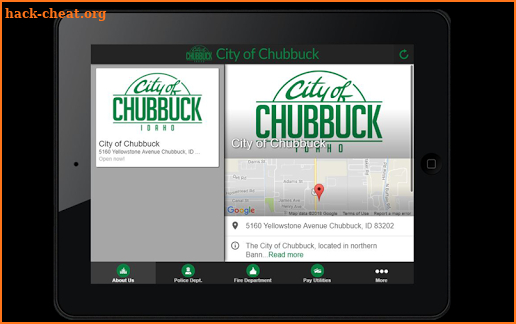 City of Chubbuck screenshot