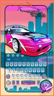 City of Crime Keyboard Theme screenshot