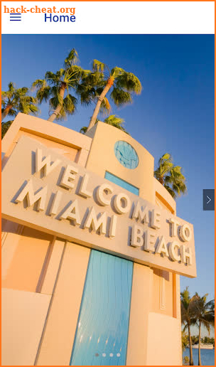 City of Miami Beach E-Gov screenshot