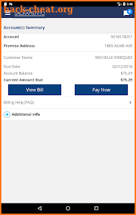 City of Sac Utility Mobile Pay screenshot