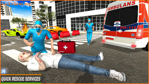 City Rescue Ambulance Driving screenshot