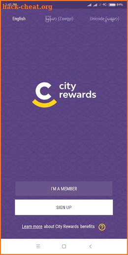 City Rewards screenshot