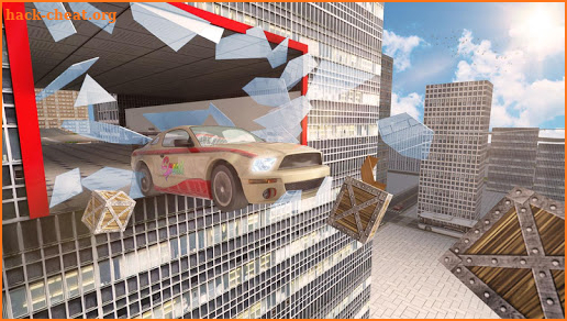 City Rooftop Stunt Car Racing Ramps screenshot