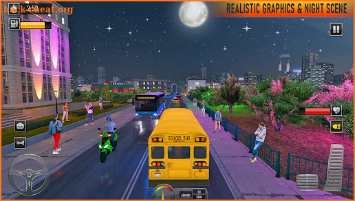 City School Bus Driving 2021: Open World Bus Games screenshot