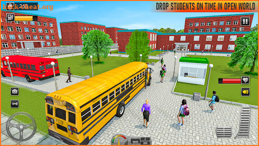 City School Bus Driving 2021: Open World Bus Games screenshot