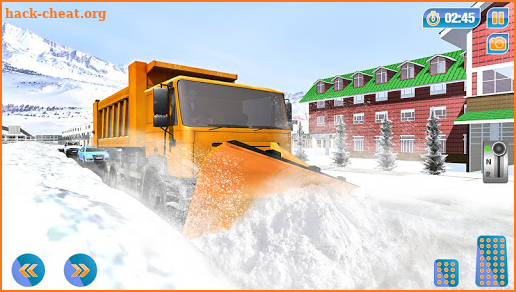 City Snow Blower Truck: Excavator Snow Plow Games screenshot