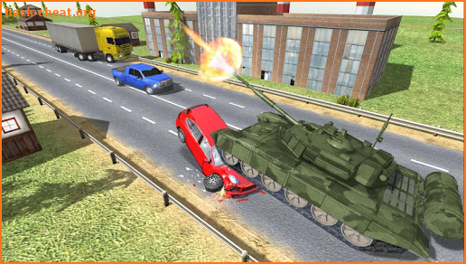 City Tank Traffic Driving screenshot