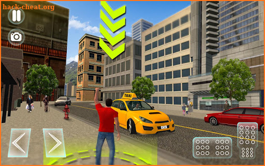 City Taxi Driver Sim 2016: Multiplayer Cab Game 3D screenshot