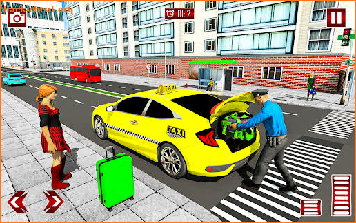 City Taxi Driving Car Games screenshot