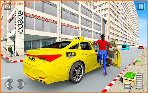 City Taxi Driving Car Games screenshot