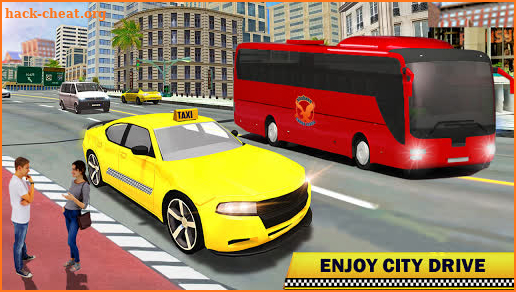 City Taxi Driving Game Simulator 3D screenshot