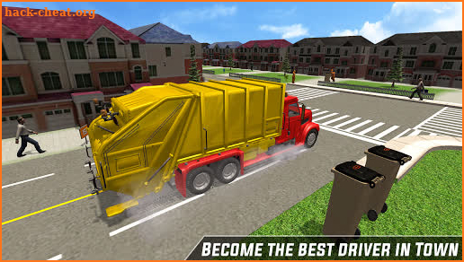 City Trash Truck Simulator-Waste Transporter 2019 screenshot