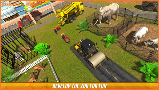 City Zoo Construction Simulator - Animal Zoo Games screenshot