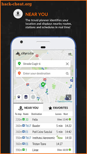 CityRadar screenshot
