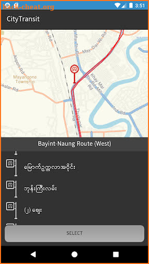 CityTransit Yangon screenshot