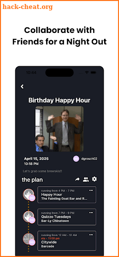 CityWide - Plan Your Night screenshot
