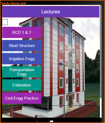 Civil Engineering Content screenshot