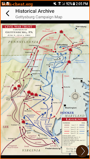 Civil War Battle Maps screenshot