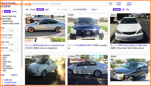 CL - Search Craigslist Cars screenshot