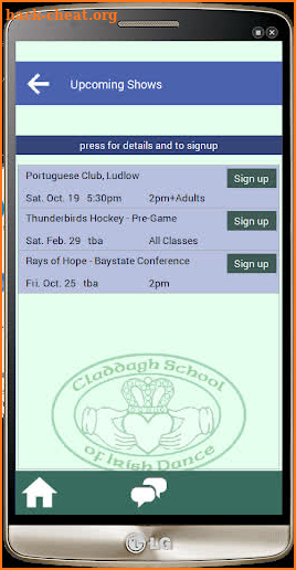 Claddagh School of Irish Dance screenshot