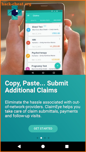 Claimeye - Health Insurance Claims screenshot