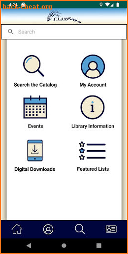 CLAMS Library Network screenshot