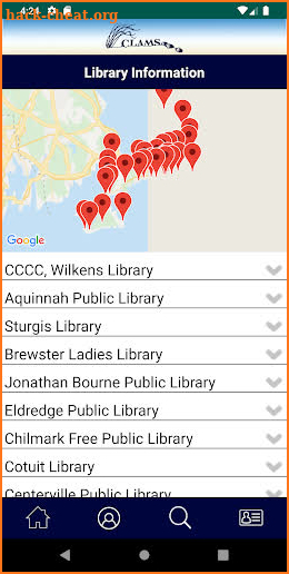 CLAMS Library Network screenshot