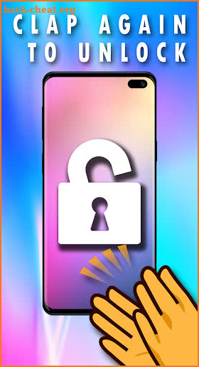 Clap to lock or unlock phone screenshot