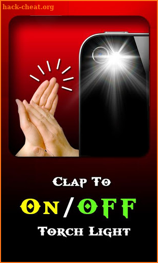 Clap to ON / OFF Flash – Torch on Clap and Shake screenshot