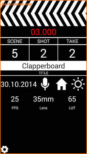 Clapperboard screenshot