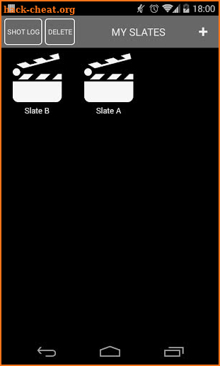 Clapperboard PRO & Shot log screenshot