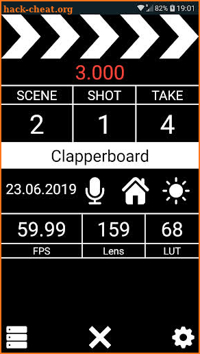 Clapperboard Pro  -  Premium Slate screenshot