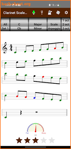 Clarinet Scales Tutor screenshot