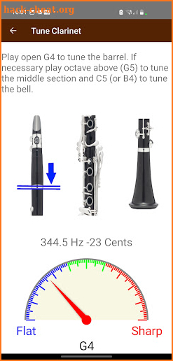 Clarinet Scales Tutor screenshot