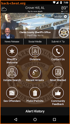 Clarke County Sheriff screenshot