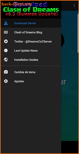 Clash of Dreams Private Server Client Download App screenshot