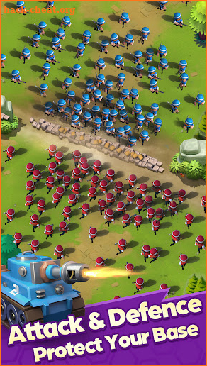 Clash of Merge: Top Defense War Game screenshot