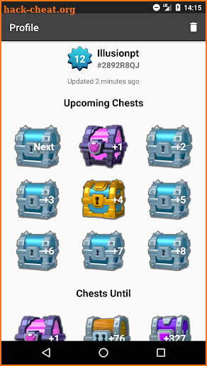 Clash Royale Chest Tracker screenshot