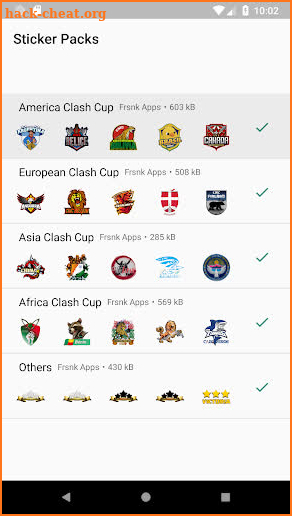 Clash World Cup COC WhatsApp Stickers screenshot