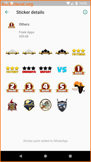 Clash World Cup COC WhatsApp Stickers screenshot