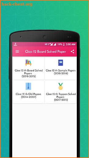 Class 12 CBSE Board Solved Papers & Sample Papers screenshot