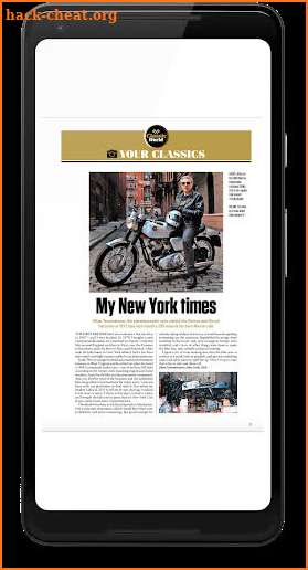 Classic Bike Magazine screenshot