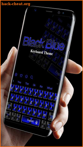 Classic Black Blue Keyboard screenshot